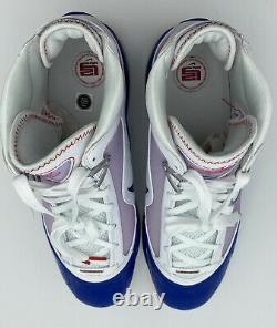 Nike Air Max Lebron 7 Sz 13 Dodgers DJ5158-100 White Royal Rare Limited LA LBJ