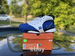 Nike Air Zoom Huarache 64 TB NC Duke Blue Devils PE Royal RARE Size 12 DS NCAA