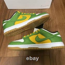 Nike Dunk Low By You Sneaker Unlocked Us 10 Yellow Green With Box Rare Limited