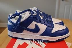 Nike Dunk Low SP Kentucky White Varsity Royal CU1726 100 Size 9 DS New 2020 Rare