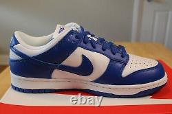 Nike Dunk Low SP Kentucky White Varsity Royal CU1726 100 Size 9 DS New 2020 Rare