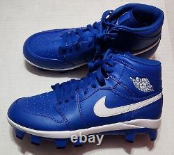 Nike Jordan 1 Men Size 7.5 Retro MCS Game Royal White AV5354-401 Cleats Rare New