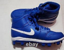 Nike Jordan 1 Men Size 7.5 Retro MCS Game Royal White AV5354-401 Cleats Rare New