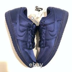 Nike SB Dunk Low TRD NBA Deep Royal Blue Satin Shoes Men Size 11 Rare AR1577-446