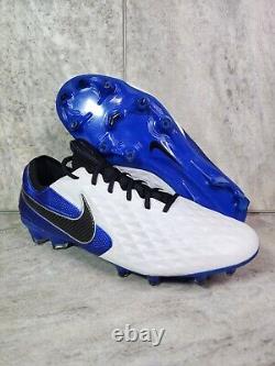 Nike Tiempo Legend 8 Elite FG Mens Soccer Cleats Size 8.5 White Hyper Royal Rare