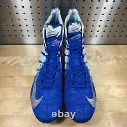 Nike Vapor Untouchable 3 Elite Flyknit Football ROYAL BLUE AH7408-104 Sz 11 Rare