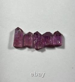 Parcel of ultra rare terminated purple imperial topaz crystals from Ouro Preto