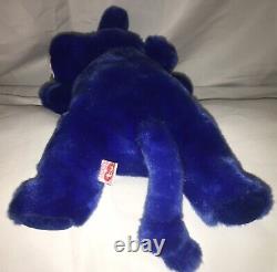 Peanut Royal Blue Elephant TY Rare Beanie Buddy 1998 Collectors Item With Tag