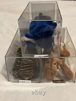 Peanut The Royal Blue Elephant TY Beanie Baby Collection All Authenticated! Rare