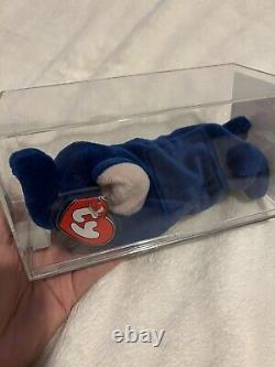 Peanut The Royal Blue Elephant TY Beanie Baby Collection All Authenticated! Rare