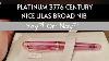 Platinum 3776 Century Nice Lilas Rose Gold Trim Broad Nib Review U0026 Writing Sample
