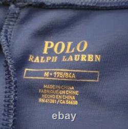 Polo Ralph Lauren Men's Medium Royal Blue Red Jogger Sweatpants Sweats Rare NWT