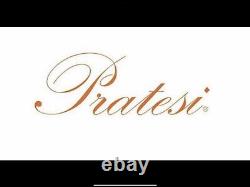 Pratesi New Womens Imperial Bathrobeyellow Chain Embroideredrare Org $1195med