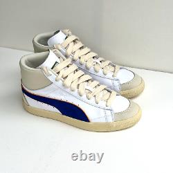 Puma Clyde Mid Bball x Rhuigi White Royal Limited New Men Rare Shoes 391335-01