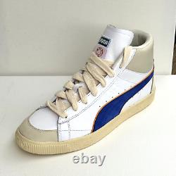 Puma Clyde Mid Bball x Rhuigi White Royal Limited New Men Rare Shoes 391335-01