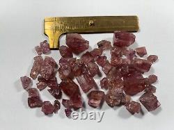 Purple imperial topaz crystals from Ouro Preto rare color