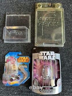 R2-KT Star Wars Pink Imperial Droid 2007 Hasbro And Rare Hot Wheels 2015