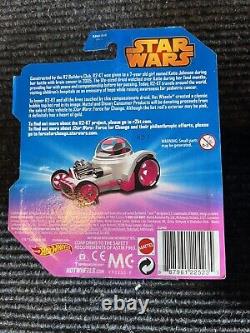 R2-KT Star Wars Pink Imperial Droid 2007 Hasbro And Rare Hot Wheels 2015