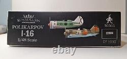 RARE 1/48 Eduard Royal Class R0003 Polikarpov I-16 / Triple Combo