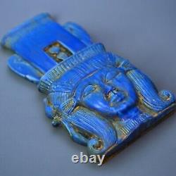 RARE ANCIENT EGYPTIAN ANTIQUES EGYPTIAN Mask Of Goddess Hathor Pharaonic Rare BC