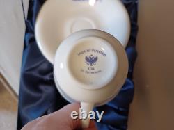 RARE Aeroflot Set One tea cup+one saucer/plate. Imperial Porcelain St. Petersburg