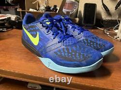 RARE Brand New Nike KB Kobe Bryant Mentality Royal Blue Volt Size 14