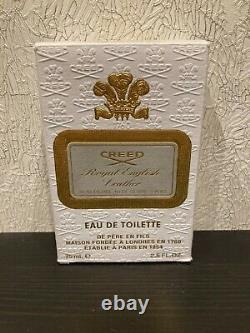 RARE CREED ROYAL ENGLISH LEATHER EDT For Men 2.5oz/ 75ml
