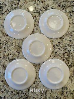 RARE Cavalier Ironstone Royal China USA Colonial Heritage Blue Service For 5 NEW