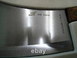 RARE Chef Sharp Cleaver #1926 Imperial Knife Co. NOS 1983 Carbon Stainless