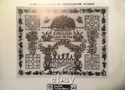 RARE English Gardens Royal School of Needlework 1984 Cross Stitch Kit Jekyll