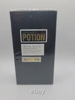 RARE & HARD TO FIND Potion Royal Black Edp By Dsquared² 100 ML 3.4 OZ