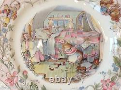 RARE HTF ROYAL DOULTON Brambly HEDGE THE BIRTHDAY PLATE? Collector Item
