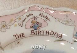 RARE HTF ROYAL DOULTON Brambly HEDGE THE BIRTHDAY PLATE? Collector Item