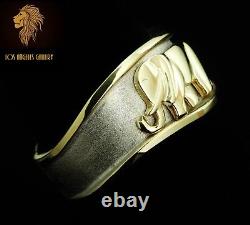 RARE Levian Vintage Royal Elephant Ring / NEW / 14K Yellow Gold