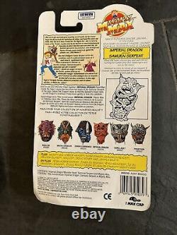 RARE MIGHTY MAX MONSTER HEADS Imperial Dragon And Samurai Serpent, Sealed, New