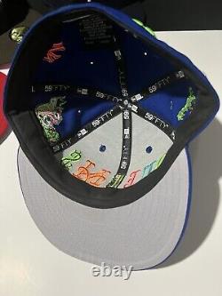 RARE NEW ERA 59fifty 7 5/8 Slow Bucks Queens SB Royal Blue Hat