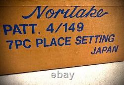RARE NOS- new in box NORITAKE Frank Lloyd Wright 7 pc set, Imperial Hotel Japan