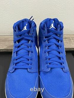 RARE Nike Jordan 1 Retro MCS Baseball Cleats'Game Royal Blue' Men's Size 13