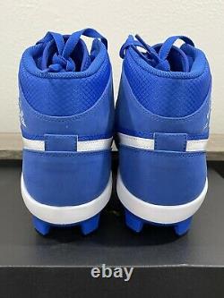 RARE Nike Jordan 1 Retro MCS Baseball Cleats'Game Royal Blue' Men's Size 13