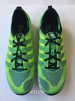 RARE Nike Lunar Flyknit HTM Free Size 10 Volt Trainer 616171-740 NEW with Box