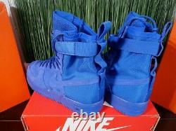 RARE Nike SF Air Force 1 High Royal Blue Mens Boots 864024-401 Size 11