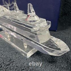 RARE PRINCESS CRUISE LINE Crystal Model Ship Royal Princess 8.5 New In Box