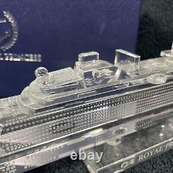 RARE PRINCESS CRUISE LINE Crystal Model Ship Royal Princess 8.5 New In Box