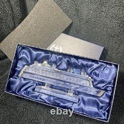 RARE PRINCESS CRUISE LINE Crystal Model Ship Royal Princess 8.5 New In Box