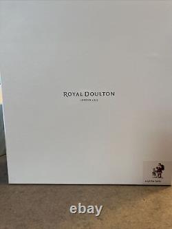 RARE ROYAL DOULTON'A GIFT FROM SANTA' FIGURINE GROUPING WithBOX MINT RETAIL $320