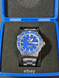 RARE Royal Deep Blue Master 1000 2.5 60-hour Power Reserve AUTOMATIC DIVE WATCH