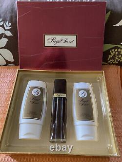 RARE Royal Secret 3 piece Gift Set cologne/body cream/body polish all 3.3 oz NIB
