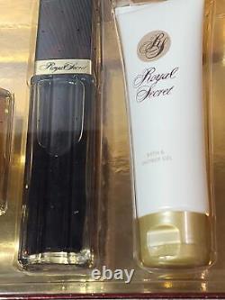 RARE Royal Secret Cologne Gift Set 4 Piece Sealed In Box 3.3Oz Discontinued