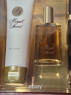 RARE Royal Secret Cologne Gift Set 4 Piece Sealed In Box 3.3Oz Discontinued