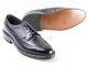 Rare Unworn 1970s Hanover 9d Black Grain Longwing Blucher Vintage Nos